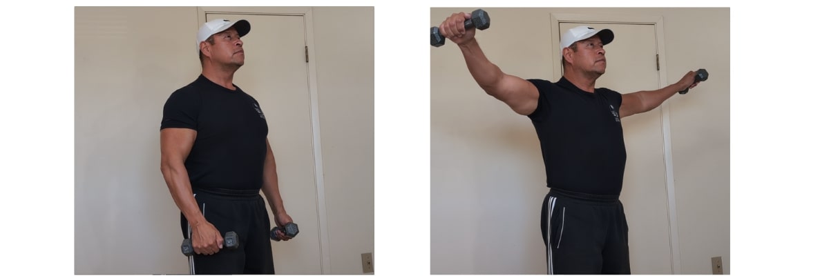 side lateral raise side lateral raise