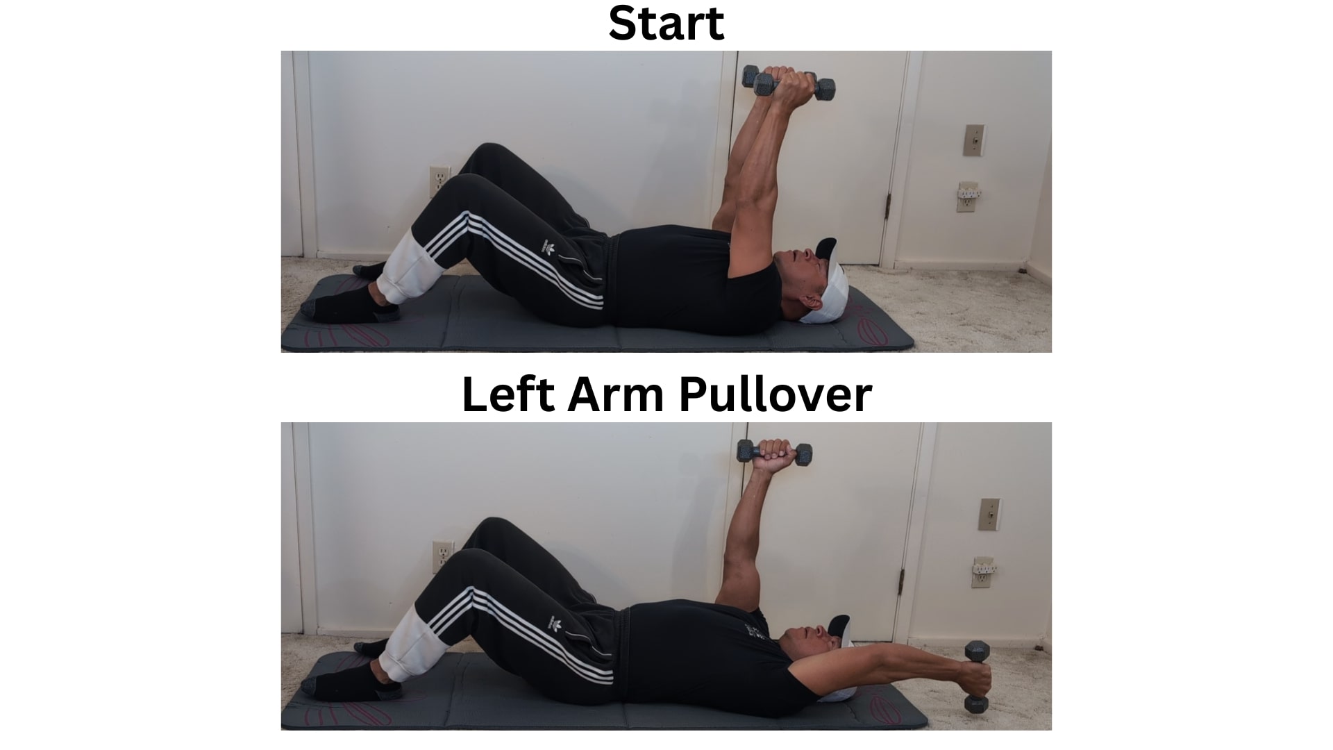 single to double arm pullover left arm single to double arm pullover left arm