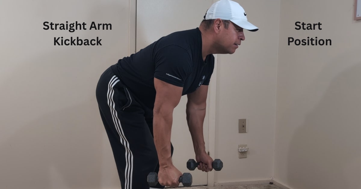 straight arm kickback for flabby arms start straight arm kickback for flabby arms start